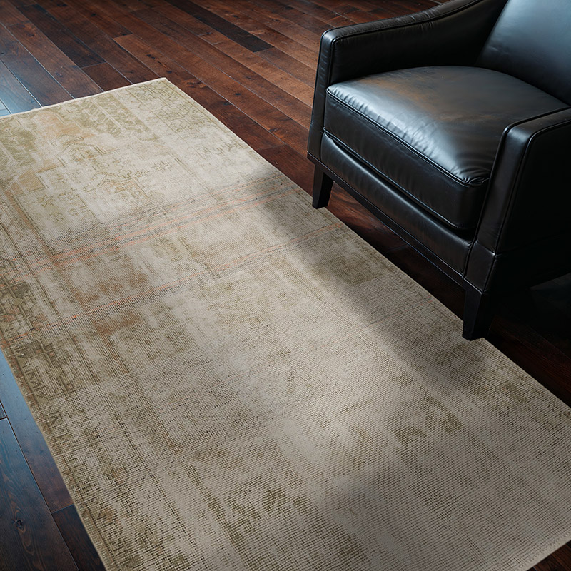 Alfombra Vintage Turca Anudada a Mano - 120 cm x 220 cm - K0088472
