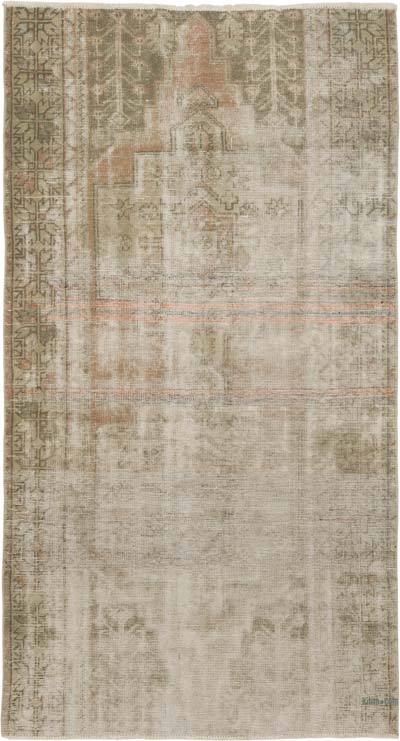 Alfombra Vintage Turca Anudada a Mano - 120 cm x 220 cm