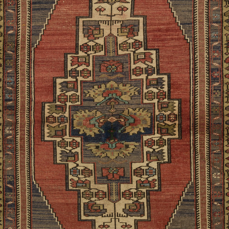 Vintage Turkish Hand-Knotted Rug - 4' 4" x 6' 9" (52" x 81") - K0088473