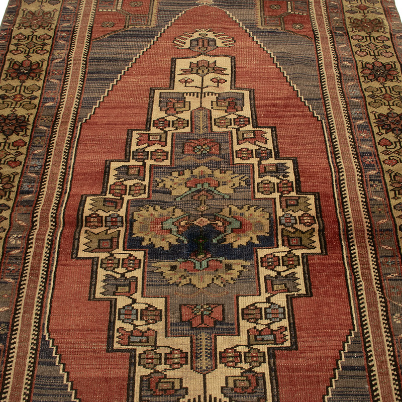 Vintage Turkish Hand-Knotted Rug - 4' 4" x 6' 9" (52" x 81") - K0088473