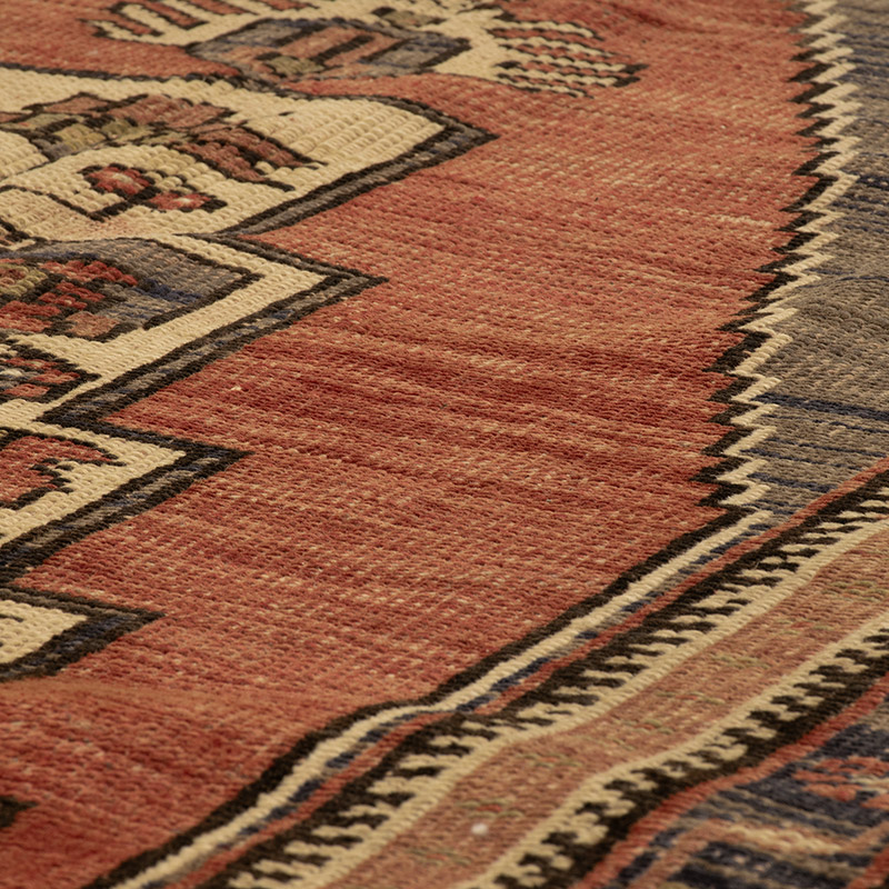 Vintage Turkish Hand-Knotted Rug - 4' 4" x 6' 9" (52" x 81") - K0088473