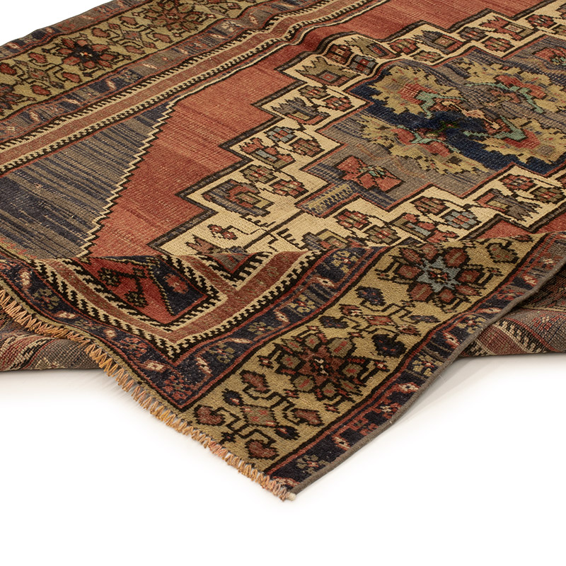 Vintage Turkish Hand-Knotted Rug - 4' 4" x 6' 9" (52" x 81") - K0088473