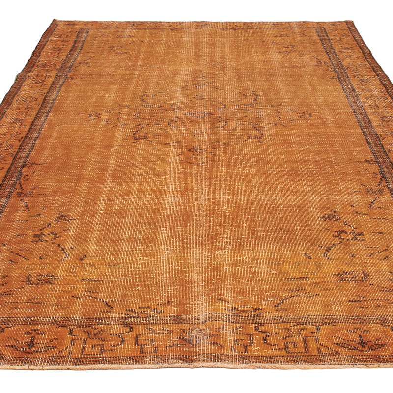 Alfombra Turca Vintage Sobre-teñida - 173 cm x 287 cm - K0088475