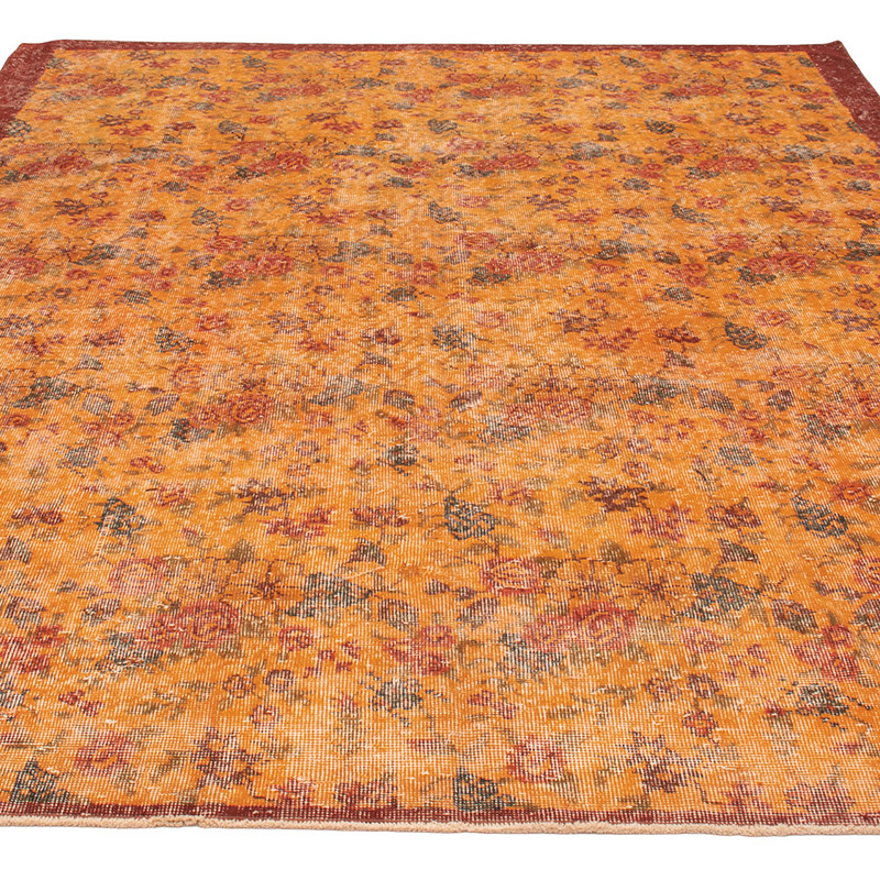 Vintage Turkish Hand-Knotted Rug - 6' 4" x 8' 11" (76" x 107") - K0088476