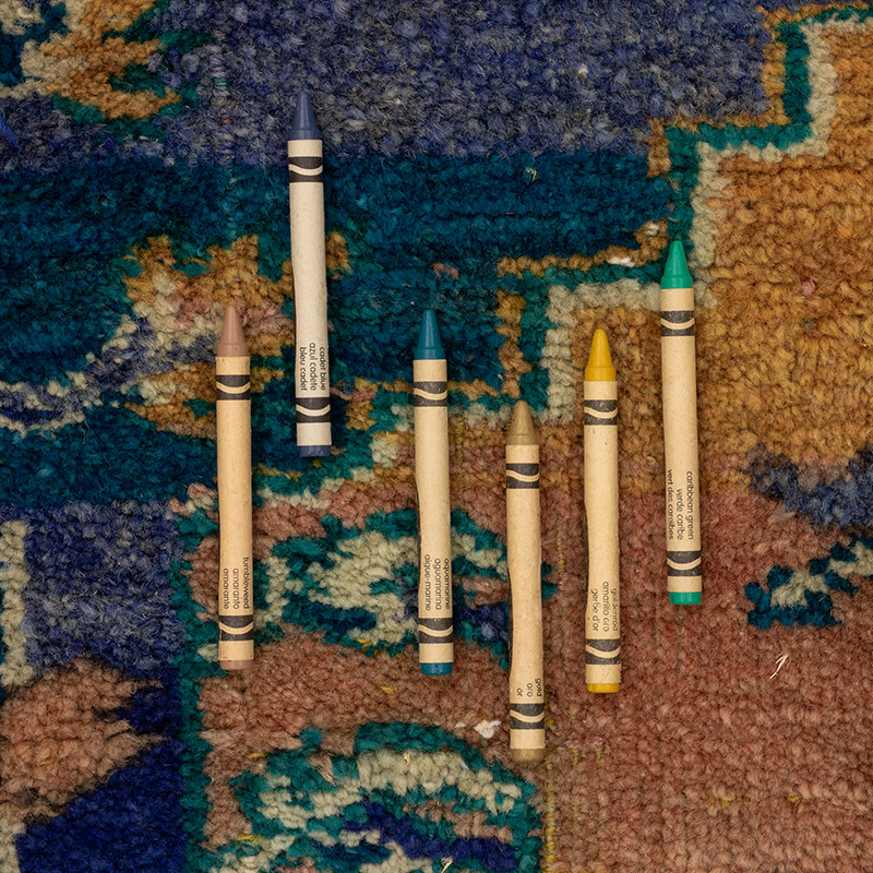 Vintage Turkish Hand-Knotted Rug - 5' 8" x 8' 9" (68" x 105") - K0088477