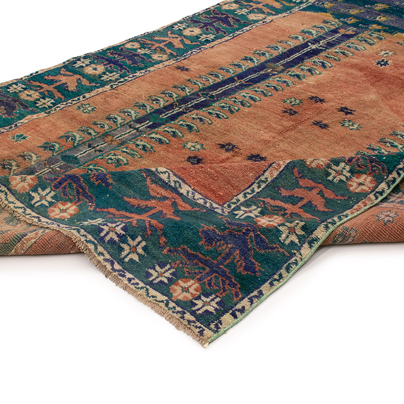 Vintage Turkish Hand-Knotted Rug - 5' 8" x 8' 9" (68" x 105") - K0088477