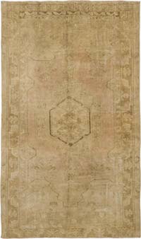 Vintage Turkish Hand-Knotted Rug - 4' 4" x 7' 4" (52" x 88")
