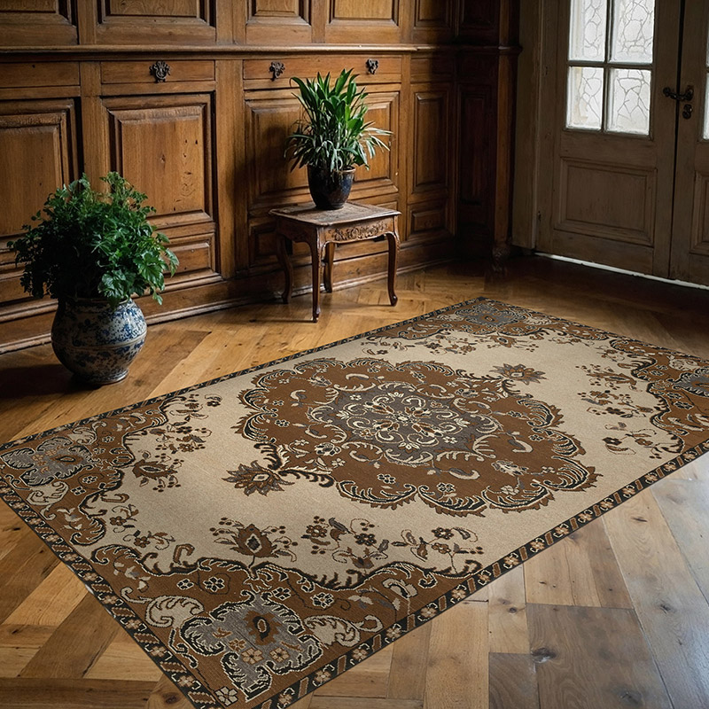 Alfombra Vintage Turca Anudada a Mano - 162 cm x 257 cm - K0088484