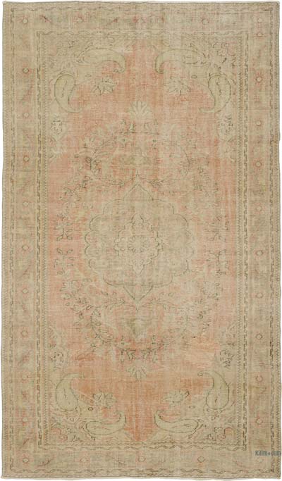 Vintage Turkish Hand-Knotted Rug - 6' 10" x 11' 8" (82" x 140")