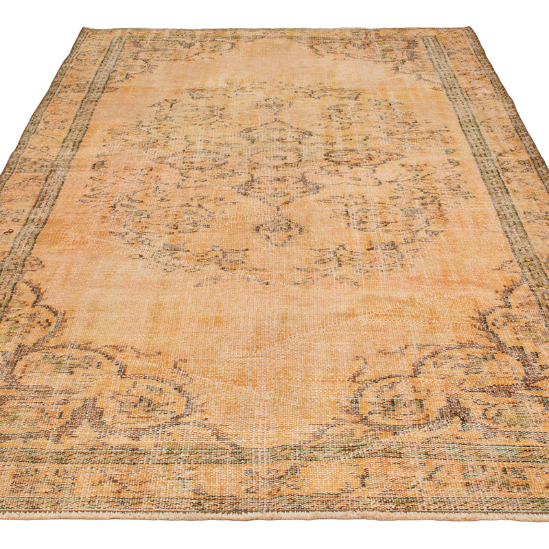 Alfombra Vintage Turca Anudada a Mano - 160 cm x 283 cm - K0088491