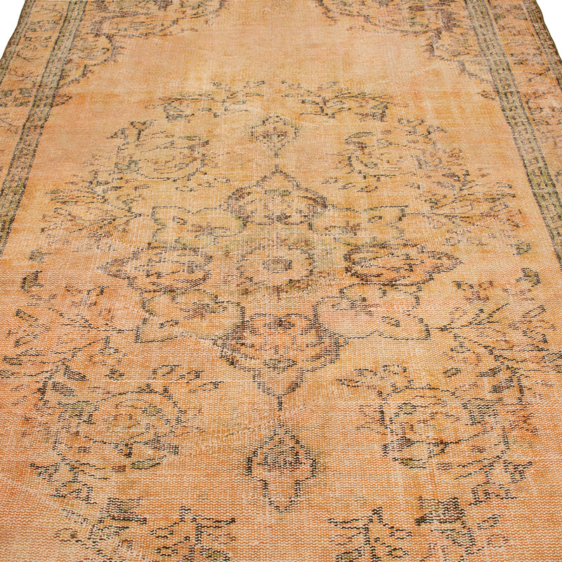 Alfombra Vintage Turca Anudada a Mano - 160 cm x 283 cm - K0088491