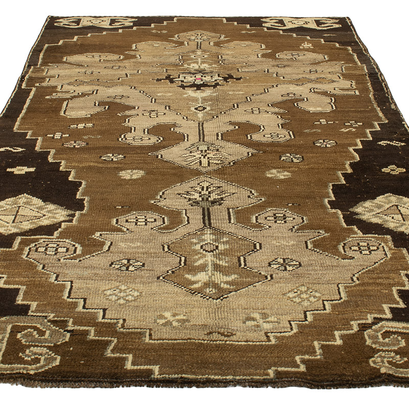 Vintage Turkish Hand-Knotted Rug - 4' 9" x 8' 4" (57" x 100") - K0088492