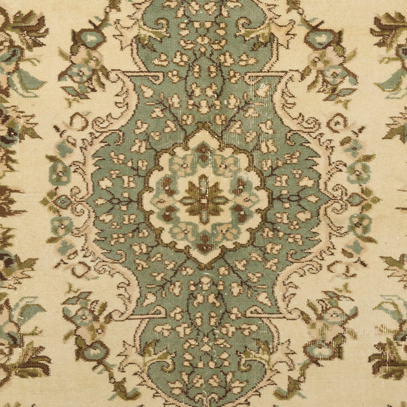 Vintage Turkish Hand-Knotted Rug - 4' 2" x 9' 9" (50" x 117") - K0088495