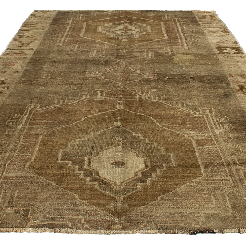 Vintage Turkish Hand-Knotted Rug - 6' 6" x 10' 8" (78" x 128") - K0088496