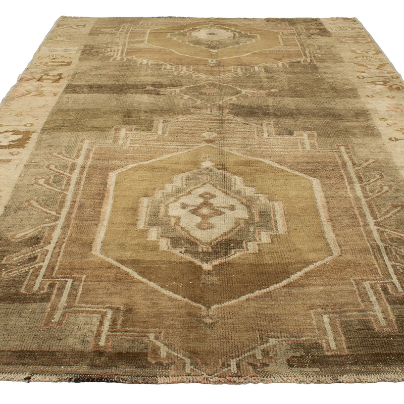 Vintage Turkish Hand-Knotted Rug - 6' 6" x 10' 8" (78" x 128") - K0088496