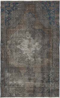 Boyali El Dokuma Vintage Hali - 126 cm x 205 cm