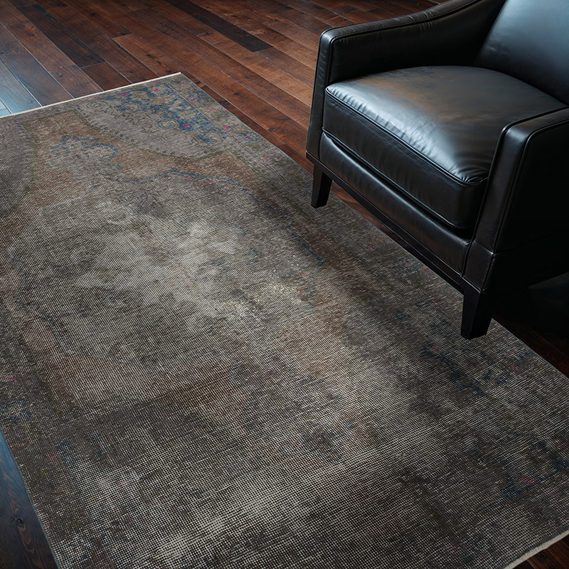 Boyali El Dokuma Vintage Hali - 126 cm x 205 cm - K0088497