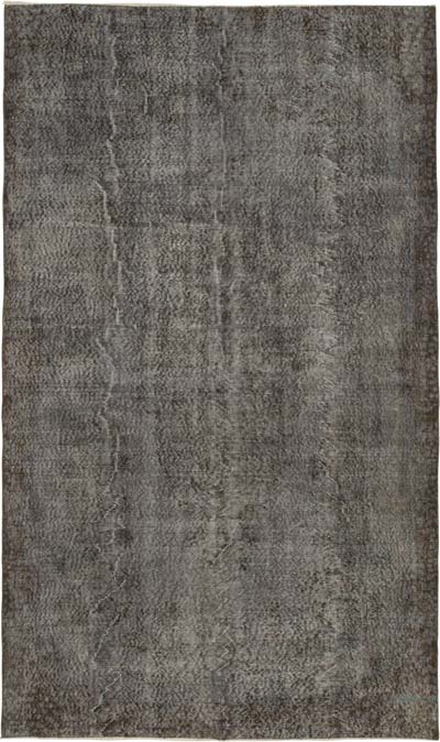 Over-dyed Vintage Hand-Knotted Turkish Rug - 5' 7" x 9' 3" (67" x 111")