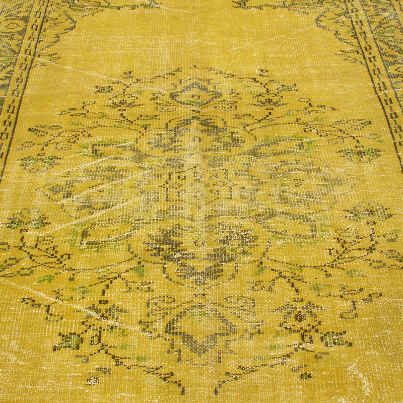 Boyali El Dokuma Vintage Hali - 148 cm x 227 cm - K0088951