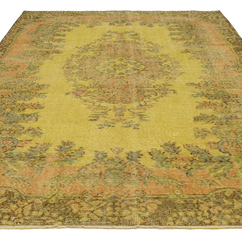 Boyali El Dokuma Vintage Hali - 192 cm x 285 cm - K0088955