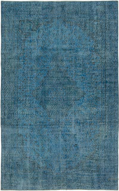 Alfombra Turca Vintage Sobre-teñida - 167 cm x 266 cm
