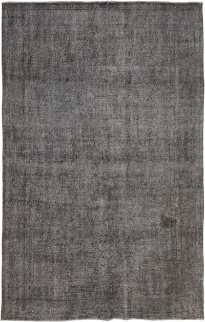 Over-dyed Vintage Hand-Knotted Turkish Rug - 6' 9" x 10' 2" (81" x 122")