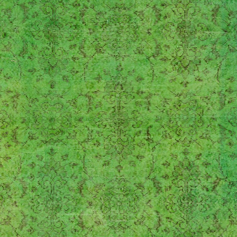 Over-dyed Vintage Hand-Knotted Turkish Rug - 6' 1" x 9' 9" (73" x 117") - K0088960
