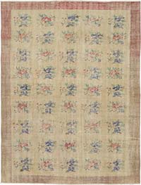 El Dokuma Vintage Hali - 211 cm x 274 cm