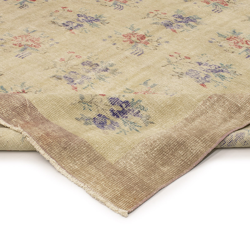 Alfombra Vintage Turca Anudada a Mano - 211 cm x 274 cm - K0088961