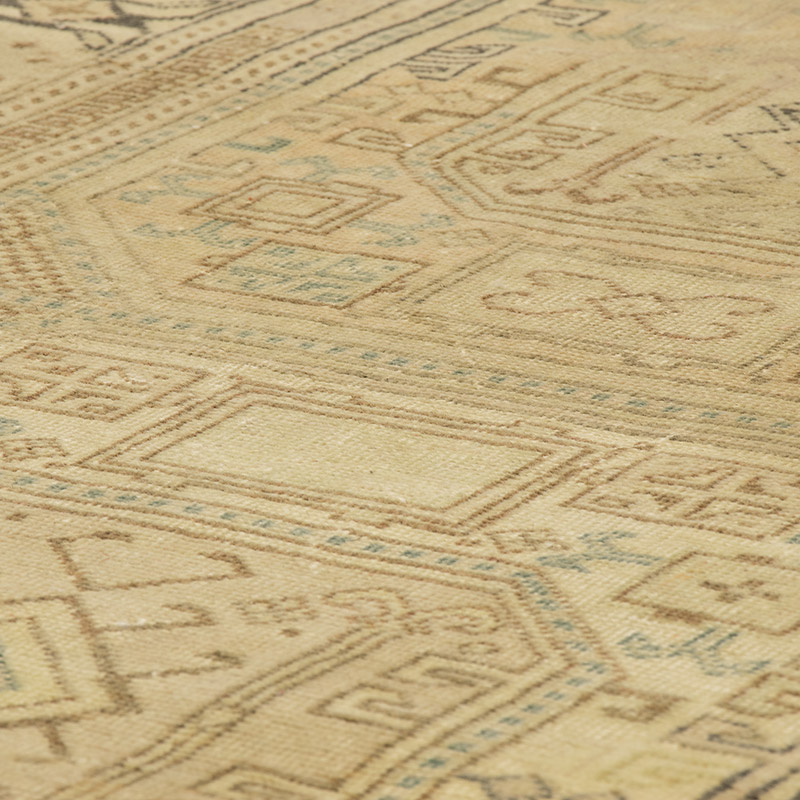 Alfombra Vintage Turca Anudada a Mano - 92 cm x 186 cm - K0088966