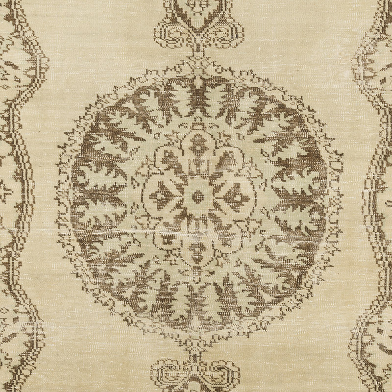 Alfombra Vintage Turca Anudada a Mano - 189 cm x 295 cm - K0088969