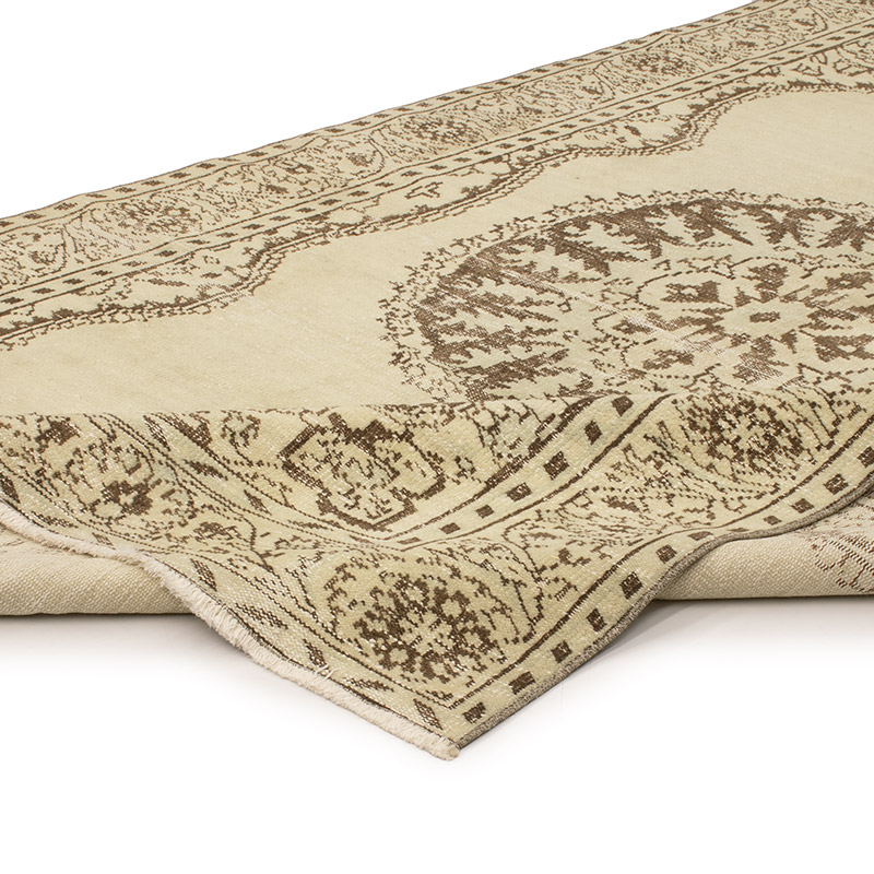Alfombra Vintage Turca Anudada a Mano - 189 cm x 295 cm - K0088969