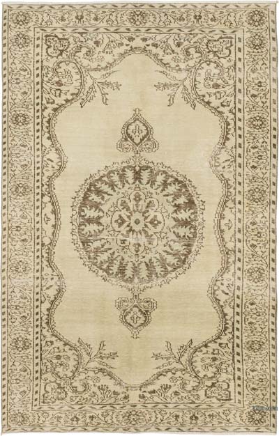 Alfombra Vintage Turca Anudada a Mano - 189 cm x 295 cm