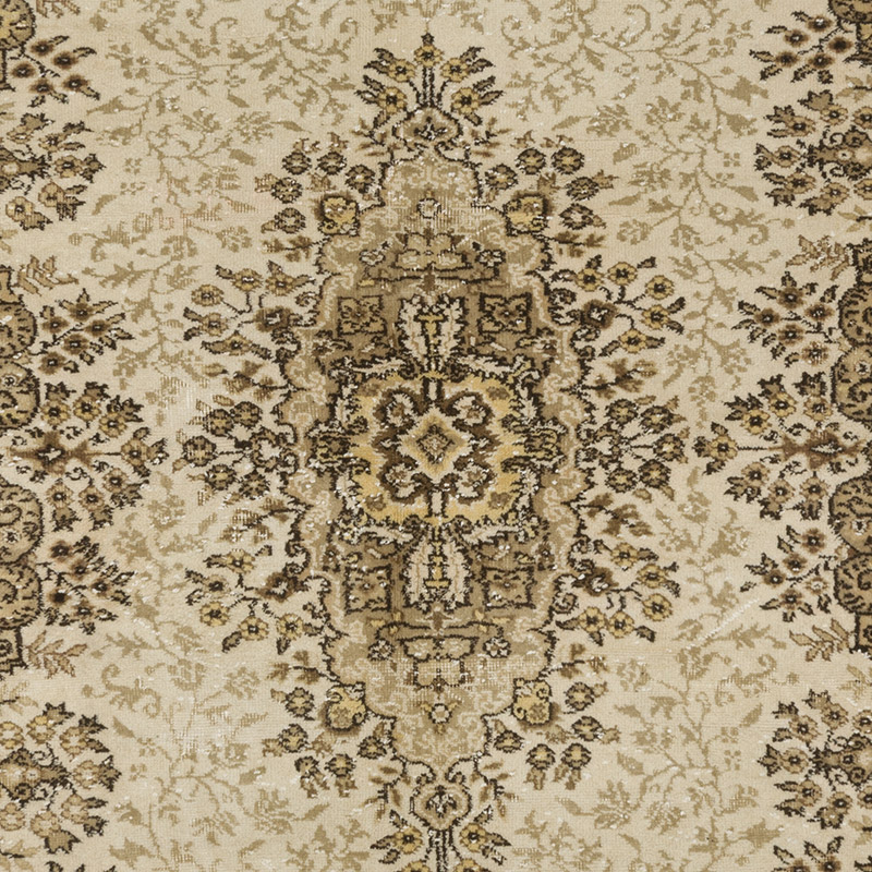 Vintage Turkish Hand-Knotted Rug - 7' 2" x 10' 3" (86" x 123") - K0088973
