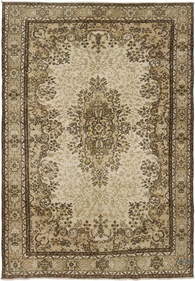 El Dokuma Vintage Halı - 219 cm x 312 cm