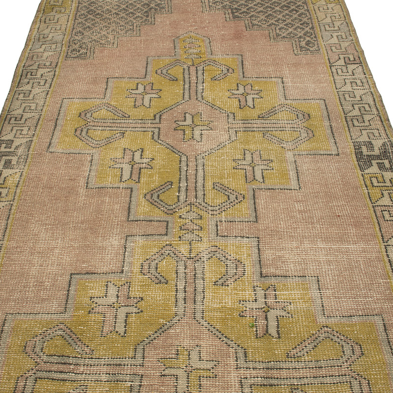 Vintage Turkish Hand-Knotted Rug - 4'  x 8' 9" (48" x 105") - K0088974
