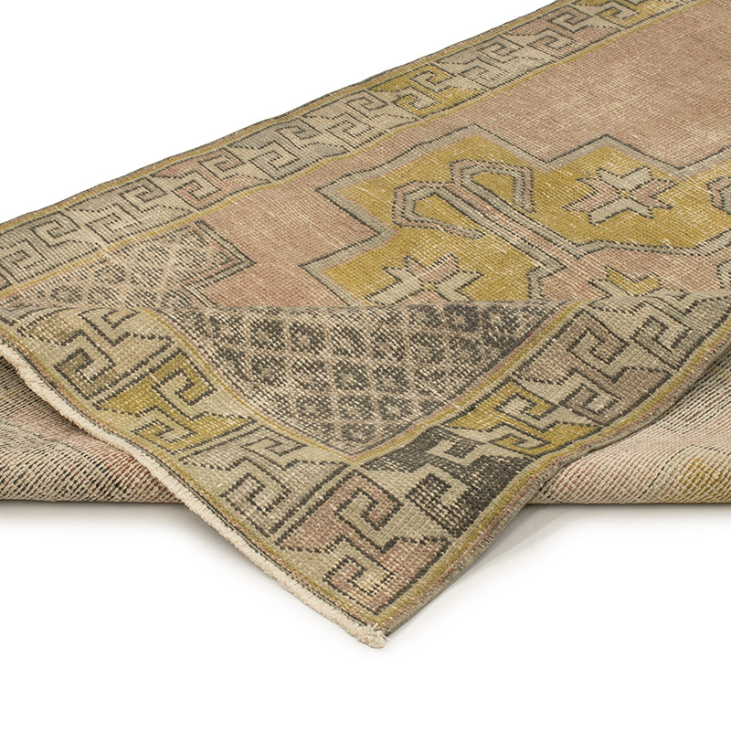 Vintage Turkish Hand-Knotted Rug - 4'  x 8' 9" (48" x 105") - K0088974