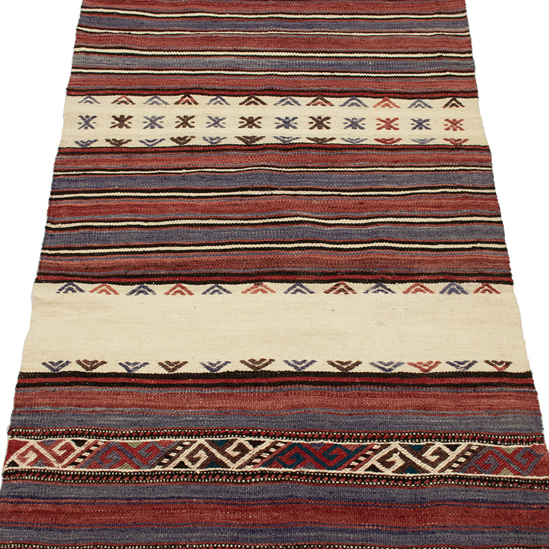 Vintage Balikesir Kilim Runner - 2' 2" x 7' 3" (26" x 87") - K0088985