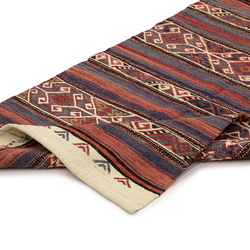 Vintage Balikesir Kilim Runner - 2' 2" x 7' 3" (26" x 87") - K0088985