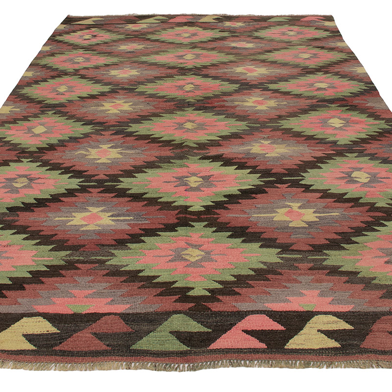 Vintage Mihalic Kilim Rug - 6' 1" x 9' 7" (73" x 115") - K0088990