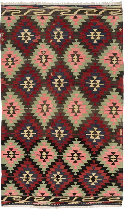Vintage Mihalic Kilim Rug - 6' 3" x 10' 7" (75" x 127")