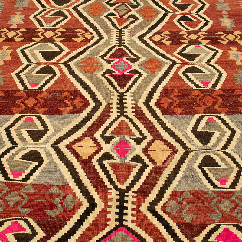 Alfombra Vintage Mut Kilim - 145 cm x 223 cm - K0088995