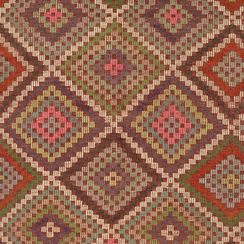 Vintage Anatolian Jijim Rug - 6' 8" x 9' 2" (80" x 110") - K0089003