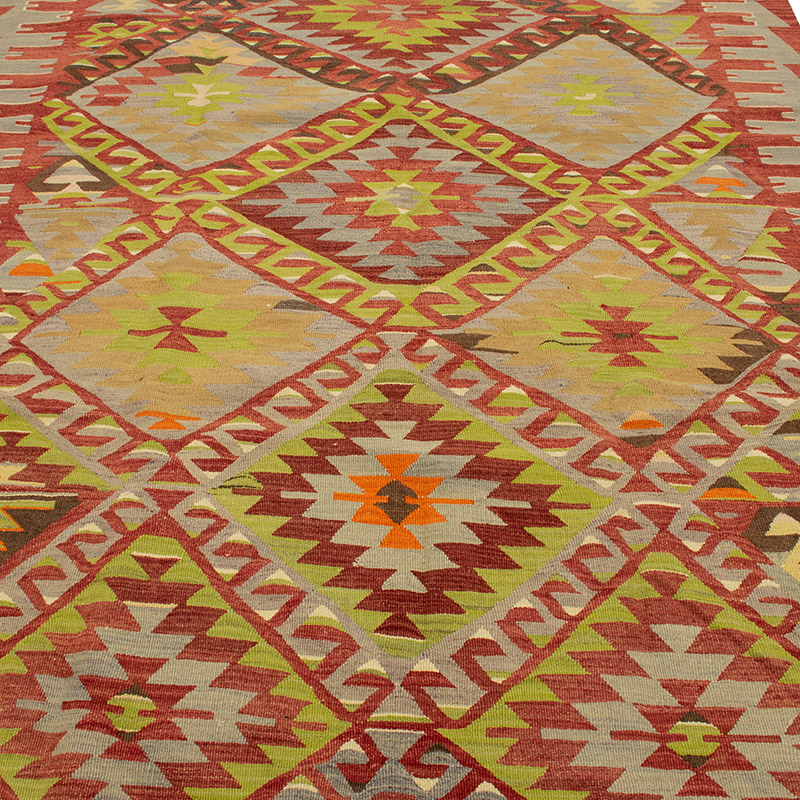 Vintage Çal Kilimi - 170 cm x 275 cm - K0089004
