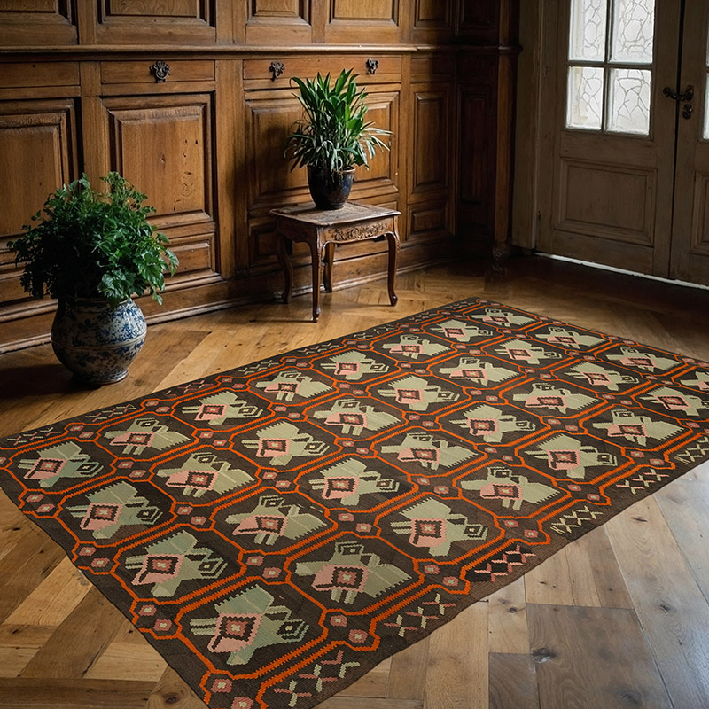 Alfombra Vintage Artvin Kilim - 155 cm x 240 cm - K0089006