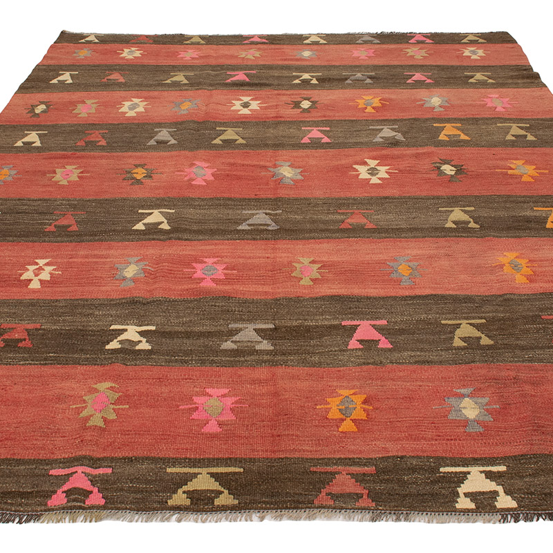 Vintage Mihalic Kilim Rug - 6' 2" x 9' 1" (74" x 109") - K0089008