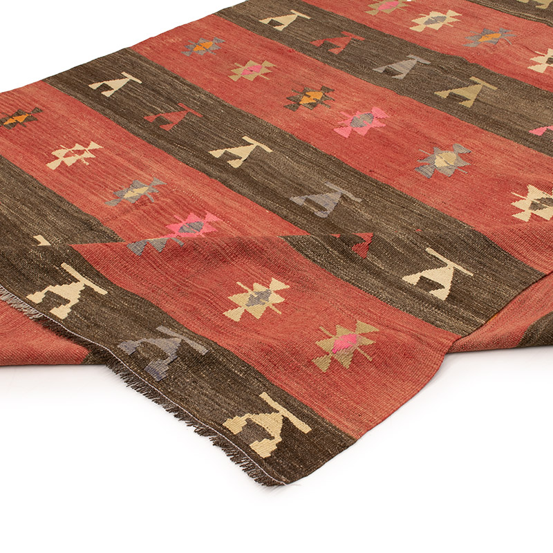 Vintage Mihalic Kilim Rug - 6' 2" x 9' 1" (74" x 109") - K0089008