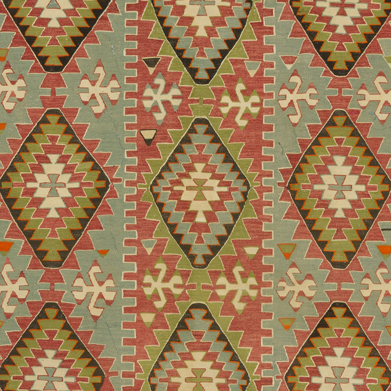 Vintage Esme Kilim Rug - 5' 3" x 10'  (63" x 120") - K0089012