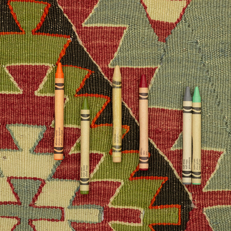 Vintage Esme Kilim Rug - 5' 3" x 10'  (63" x 120") - K0089012