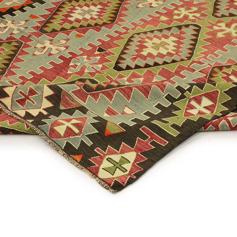 Vintage Esme Kilim Rug - 5' 3" x 10'  (63" x 120") - K0089012